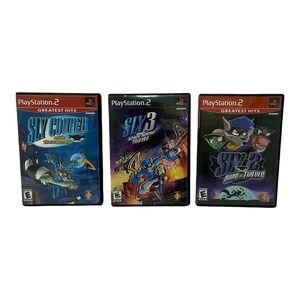 Sly Cooper Trilogy PS2 Bundle Sly Band of Thieves Honor Among PlayStation 2
